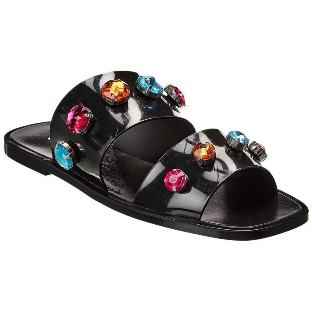 Schultz Lizzie Crystal sandal slide women size 8